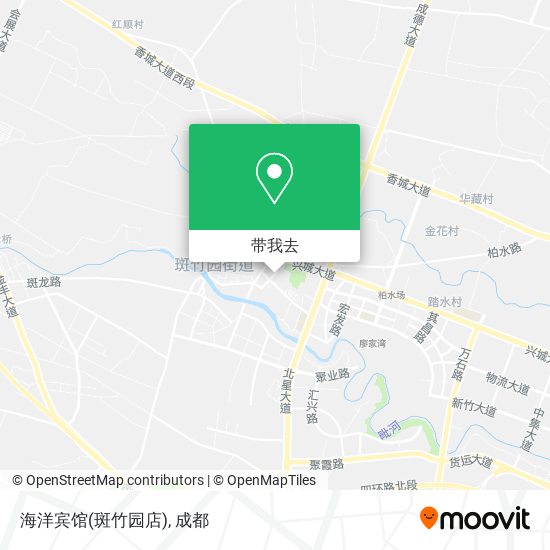 海洋宾馆(斑竹园店)地图