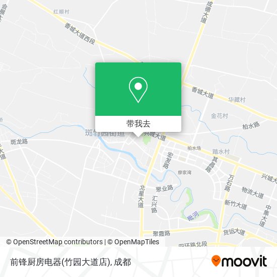前锋厨房电器(竹园大道店)地图
