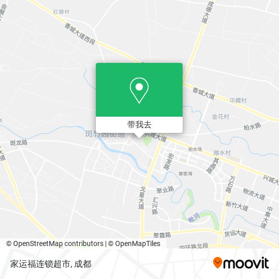 家运福连锁超市地图