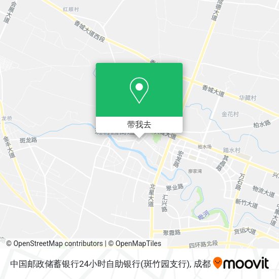 中国邮政储蓄银行24小时自助银行(斑竹园支行)地图