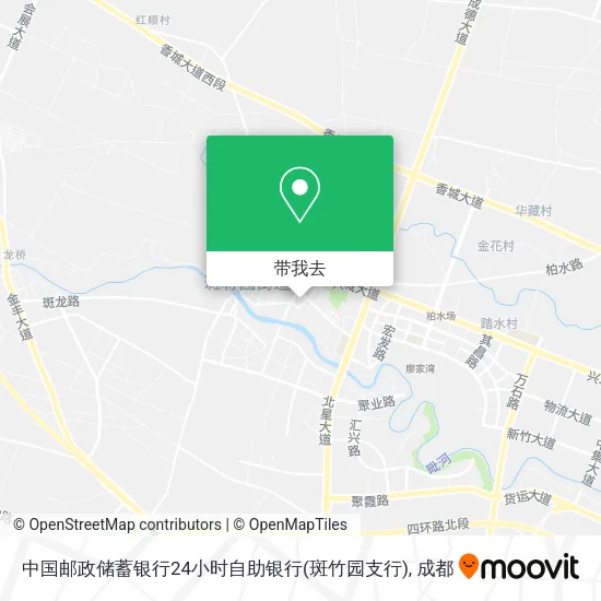 中国邮政储蓄银行24小时自助银行(斑竹园支行)地图