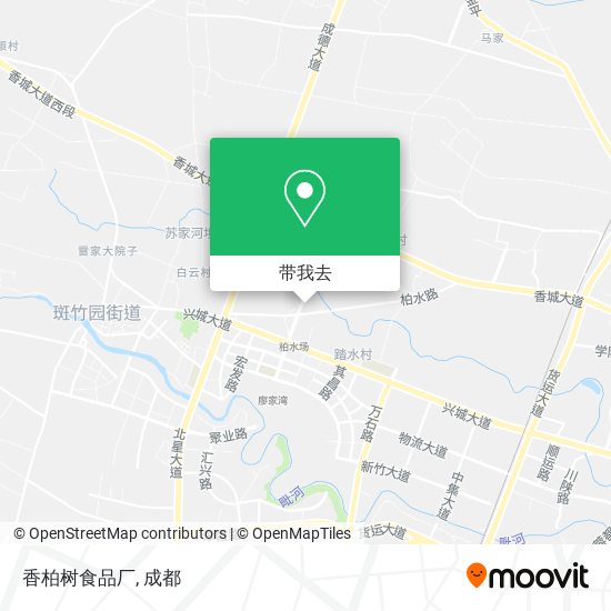 香柏树食品厂地图