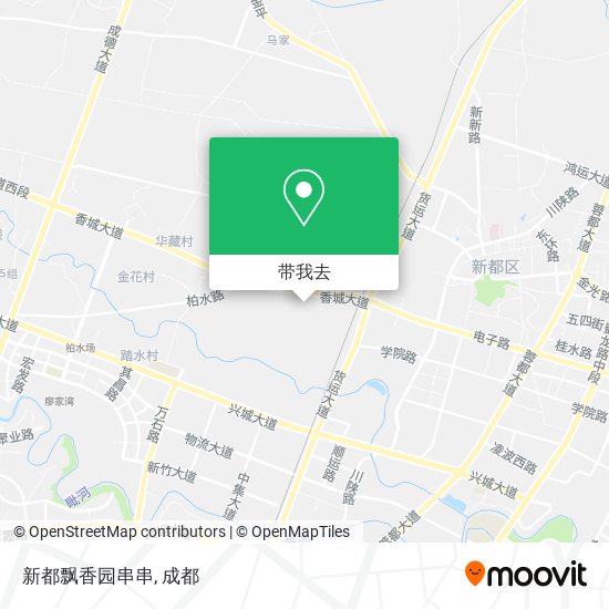 新都飘香园串串地图