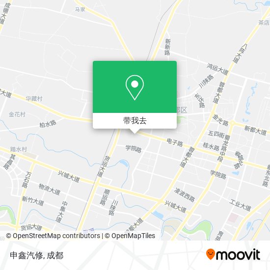 申鑫汽修地图