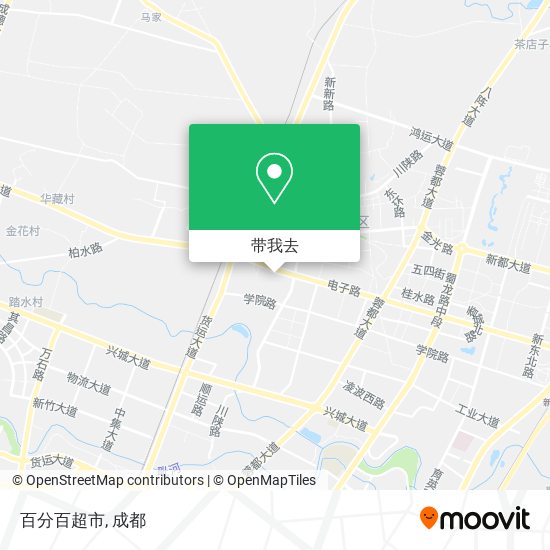 百分百超市地图