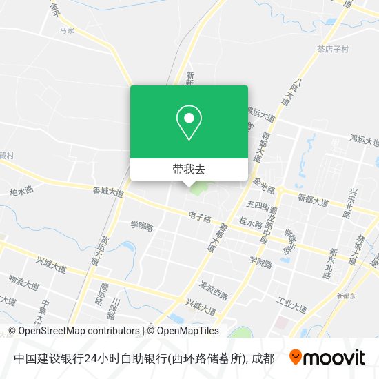 中国建设银行24小时自助银行(西环路储蓄所)地图