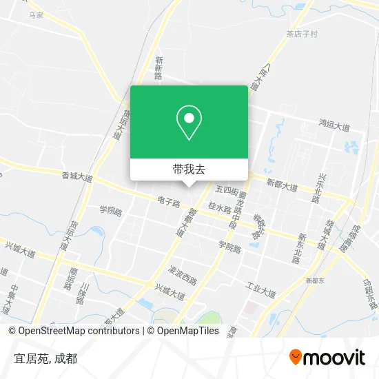 宜居苑地图