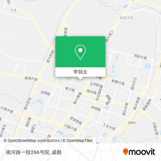 南河路一段266号院地图