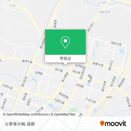 云香海火锅地图