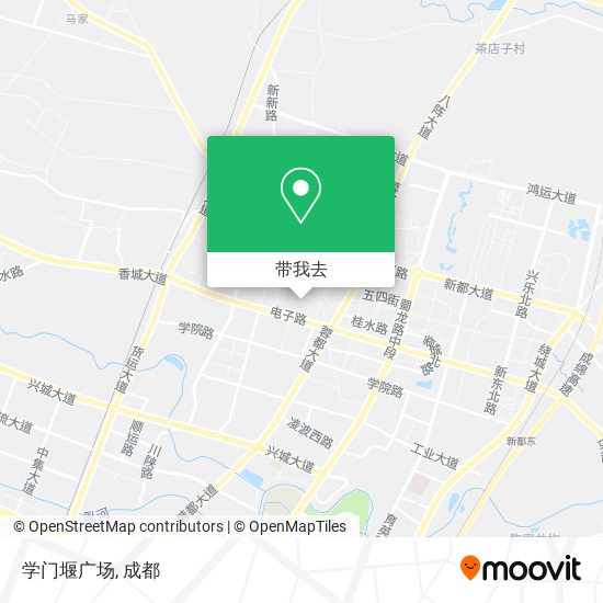 学门堰广场地图