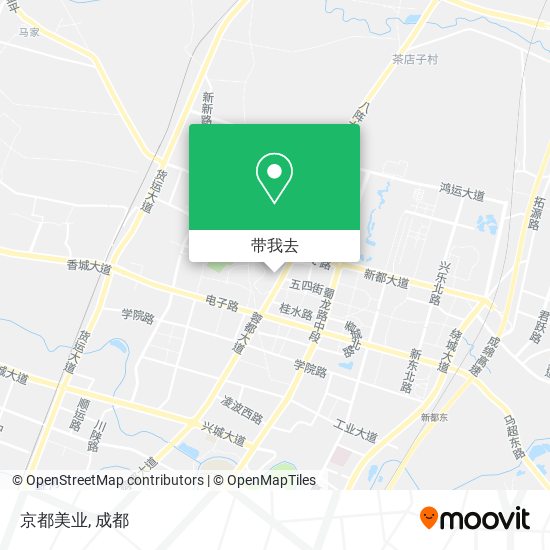 京都美业地图