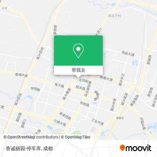 香诚丽园-停车库地图