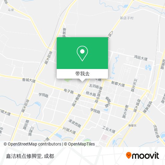 鑫洁精点修脚堂地图