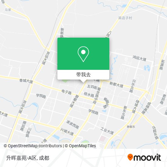 升晖嘉苑-A区地图