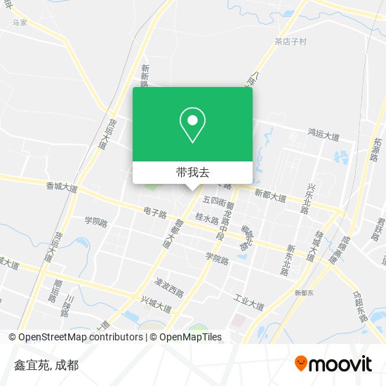 鑫宜苑地图