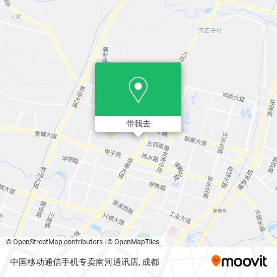 中国移动通信手机专卖南河通讯店地图