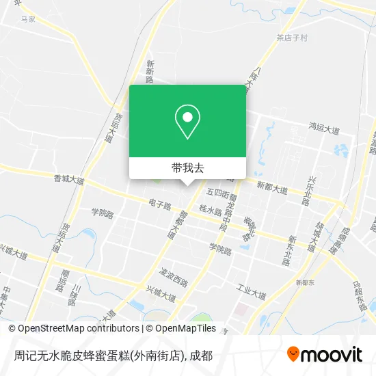周记无水脆皮蜂蜜蛋糕(外南街店)地图