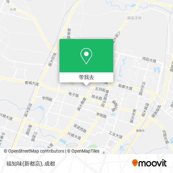 福知味(新都店)地图