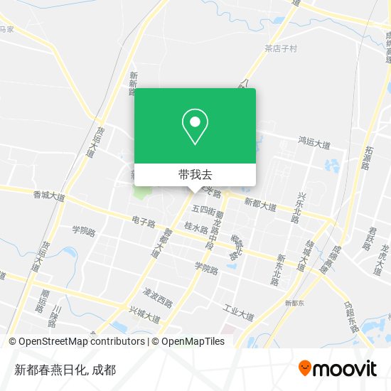 新都春燕日化地图