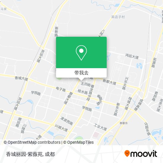 香城丽园-紫薇苑地图