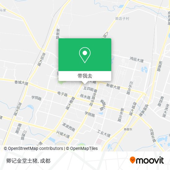 卿记金堂土猪地图
