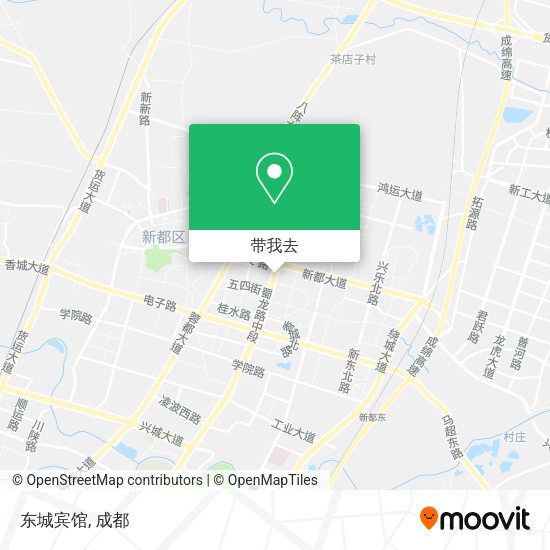 东城宾馆地图
