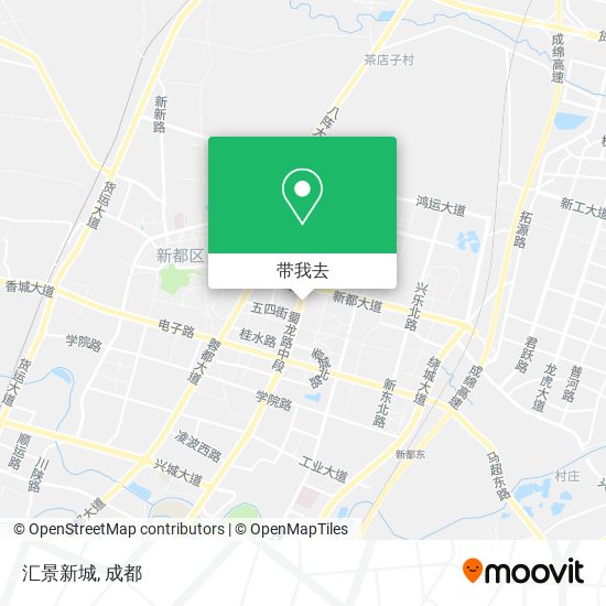 汇景新城地图