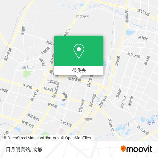 日月明宾馆地图
