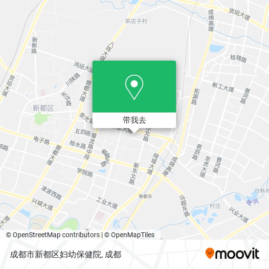 成都市新都区妇幼保健院地图