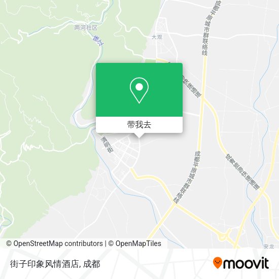 街子印象风情酒店地图