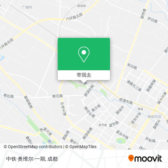 中铁·奥维尔-一期地图