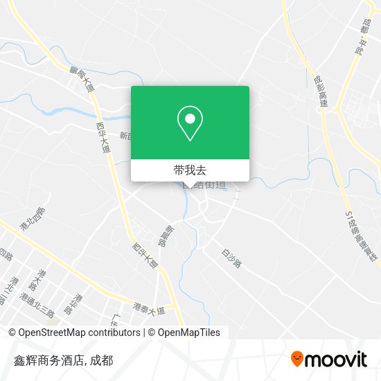 鑫辉商务酒店地图