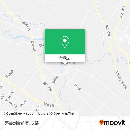盛鑫副食超市地图