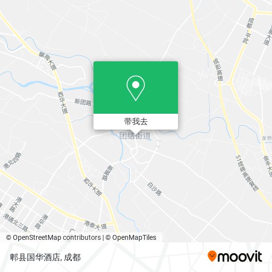 郫县国华酒店地图