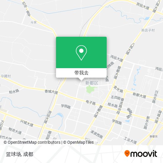 篮球场地图