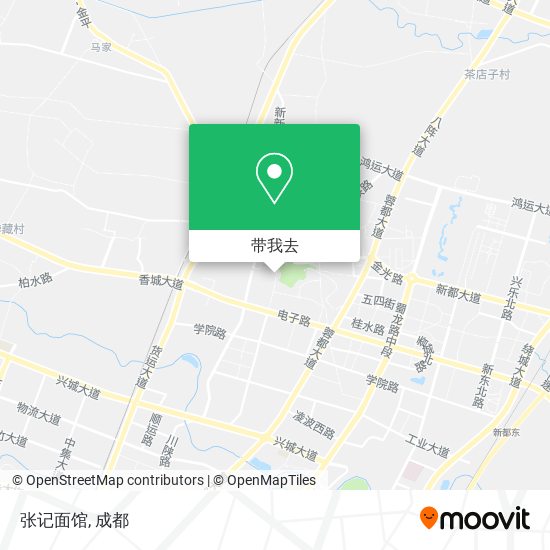 张记面馆地图