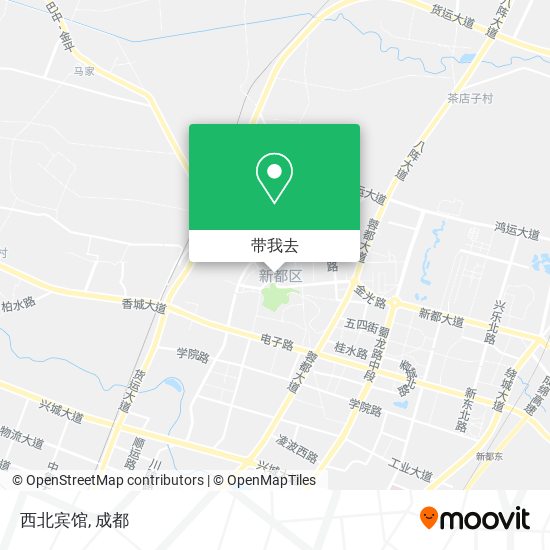 西北宾馆地图