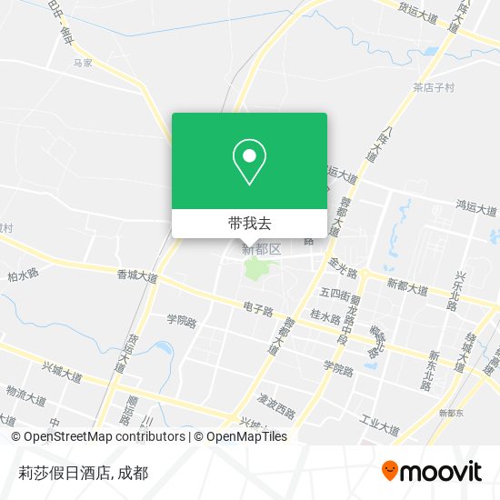莉莎假日酒店地图