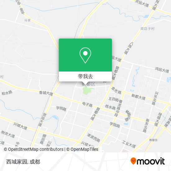 西城家园地图