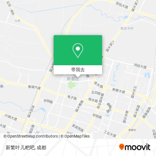 新繁叶儿粑吧地图