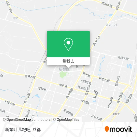 新繁叶儿粑吧地图