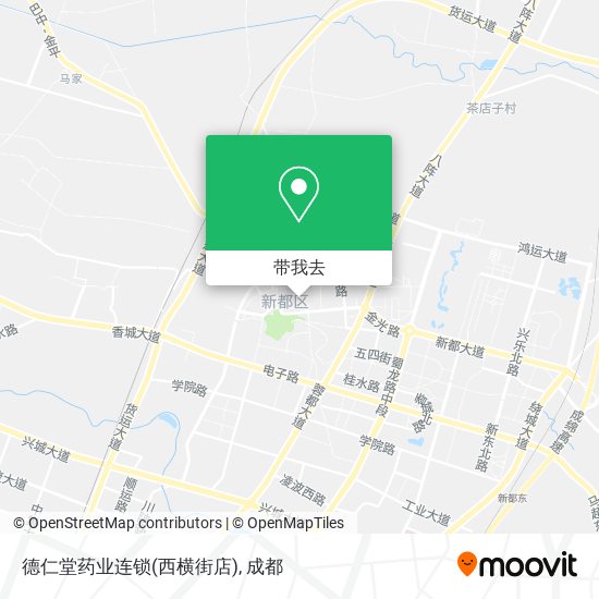 德仁堂药业连锁(西横街店)地图