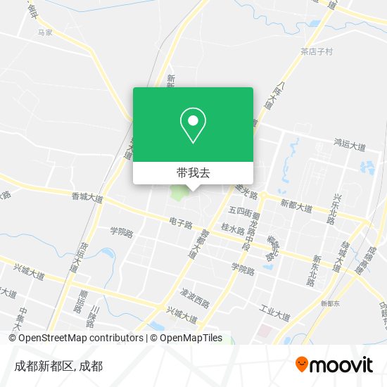 成都新都区地图