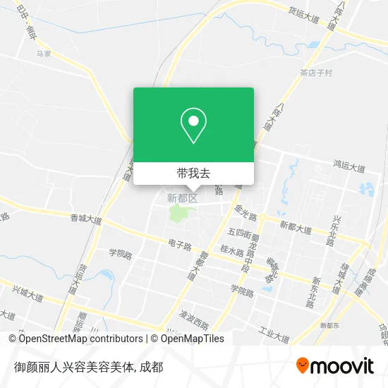 御颜丽人兴容美容美体地图