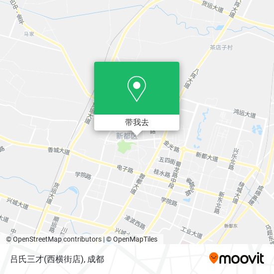 吕氏三才(西横街店)地图