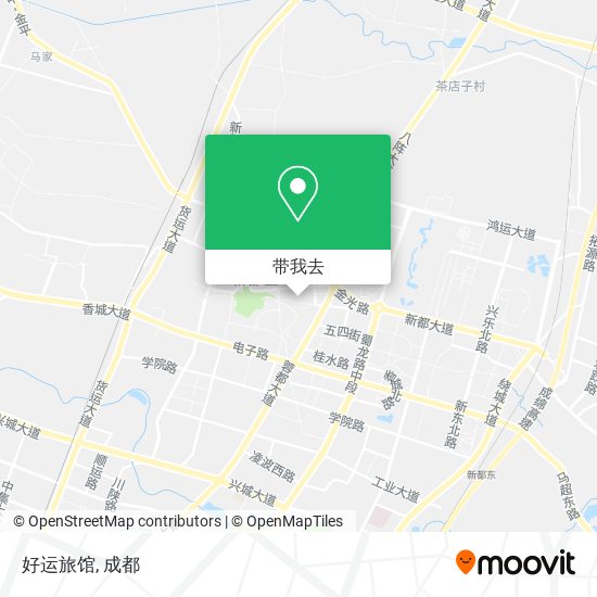 好运旅馆地图