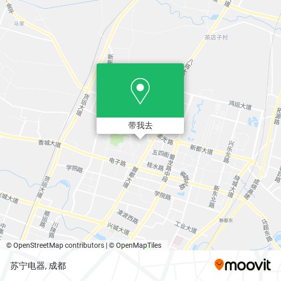 苏宁电器地图