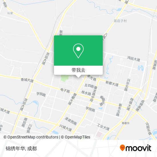 锦绣年华地图