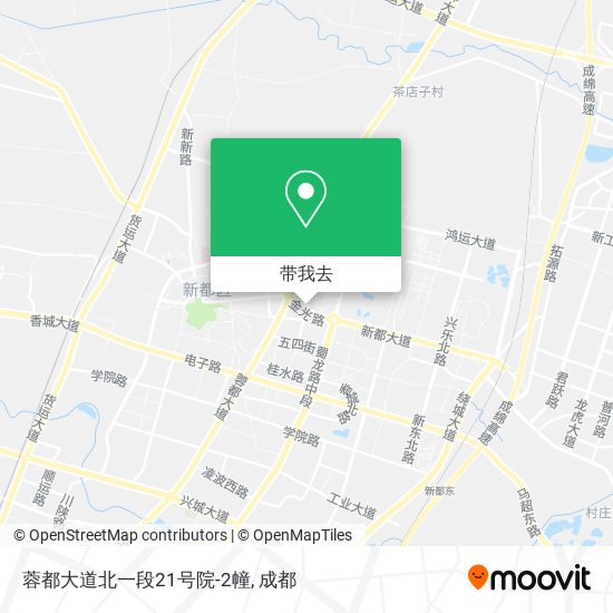 蓉都大道北一段21号院-2幢地图