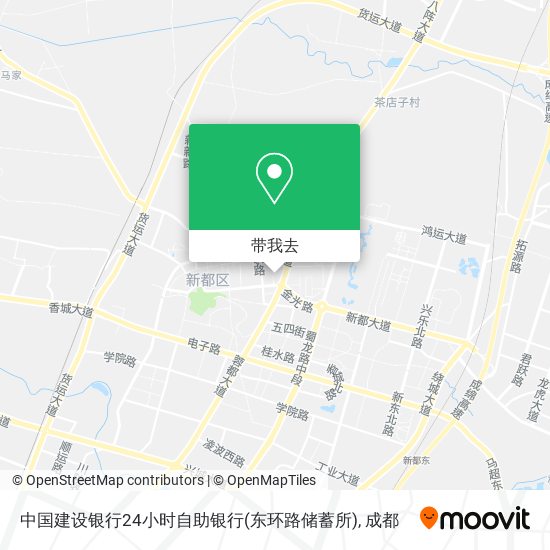 中国建设银行24小时自助银行(东环路储蓄所)地图